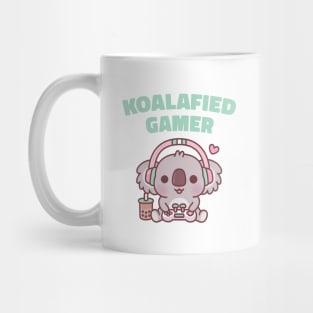 Cute Koala Koalafied Gamer Funny Mug